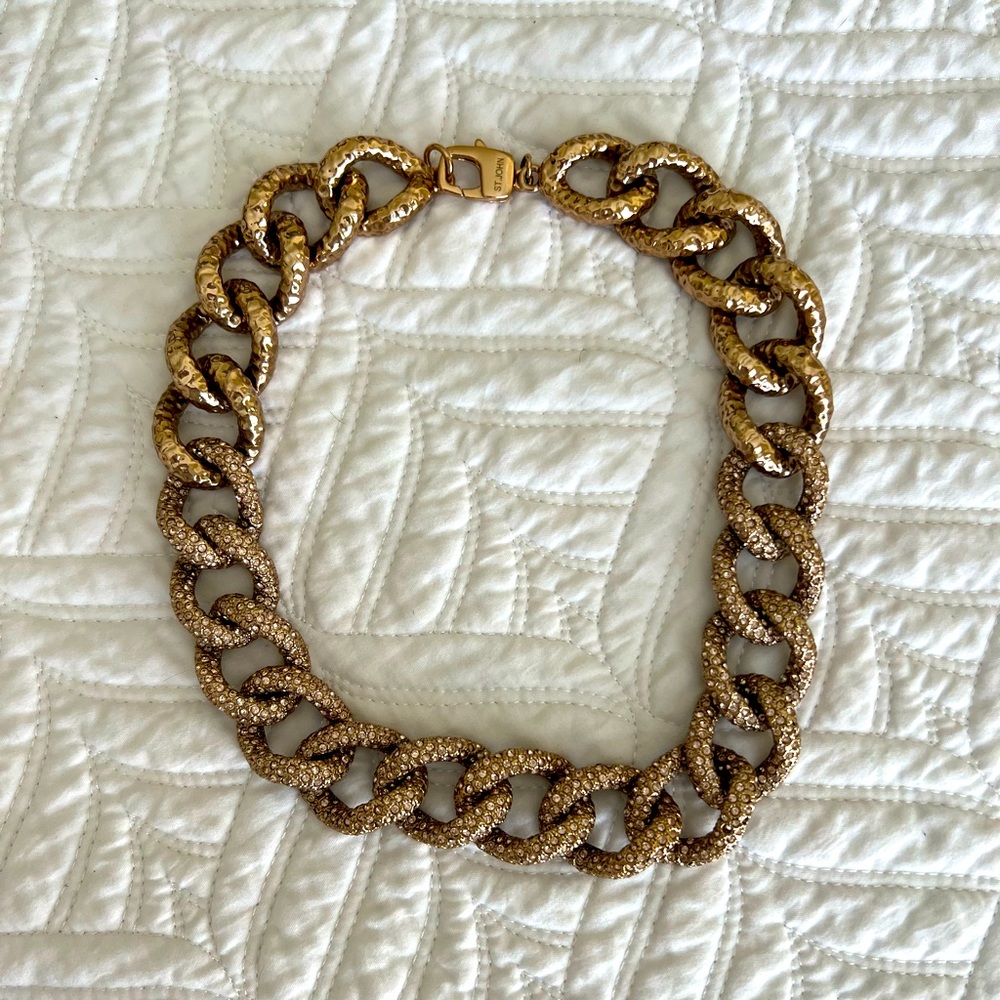 St. john, Rose Gold chunky chain necklace